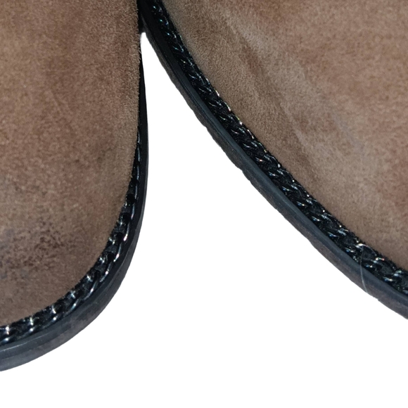 Franco Sarto Tan Over the Knee Boots With Zipper Closure - Picture 7 of 9